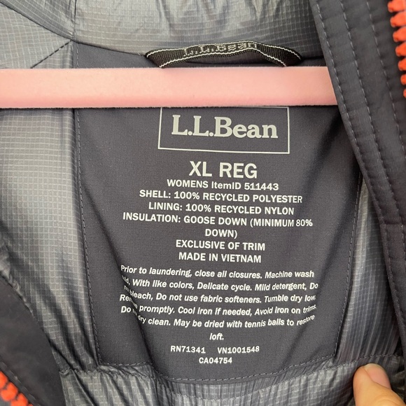 LLBean women’s waterproof ultralight down jacket - Picture 5 of 7